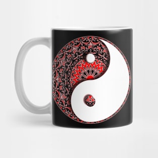 Ying Yang Circular Pattern Mug